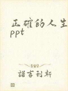 正确的人生观是ppt