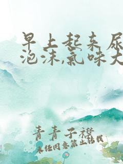 早上起来尿黄有泡沫,气味大是啥原因