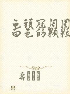 龟头冠周围一圈白色的颗粒