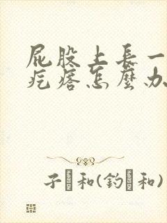 屁股上长一个火疙瘩怎么办