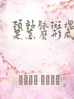 颈动脉斑块硬化是怎么形成的