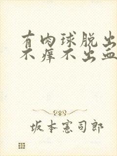 有肉球脱出不痛不痒不出血