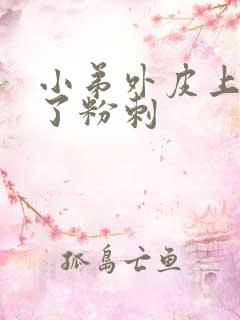 小弟外皮上面长了粉刺