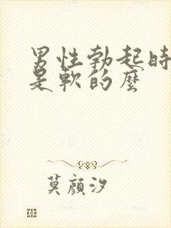 男性勃起时龟头是软的么