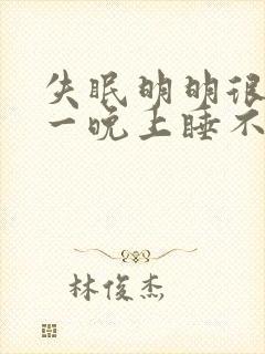 失眠明明很困却一晚上睡不着