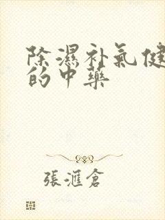 除湿补气健脾胃的中药