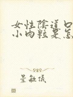 女性阴道口内长小肉粒是怎么回事