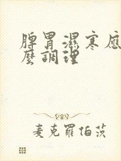 脾胃湿寒应吃什么调理