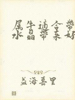 属牛适合带什么水晶带来好运