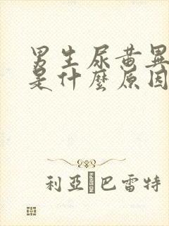 男生尿黄异味重是什么原因