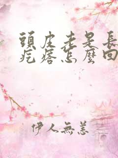 头皮老是长小红疙瘩怎么回事