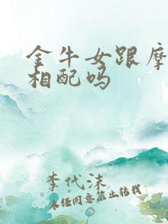 金牛女跟摩羯男相配吗