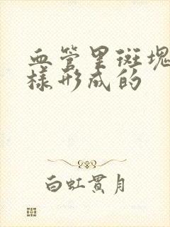 血管里斑块是怎样形成的