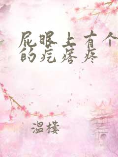 屁眼上有个硬硬的疙瘩疼