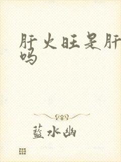 肝火旺是肝不好吗