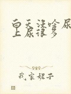 白天没啥尿,晚上尿很多