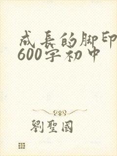 成长的脚印作文600字初中