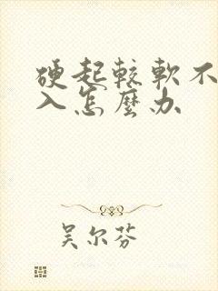 硬起较软不能进入怎么办