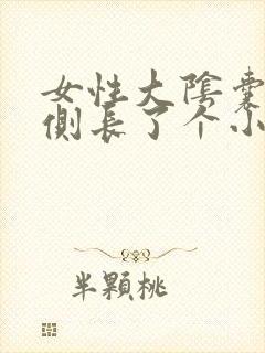 女性大阴囊唇内侧长了个小肉芽