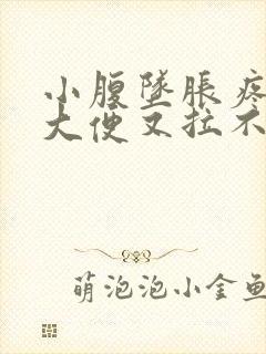 小腹坠胀疼痛想大便又拉不出来