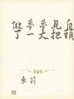 做梦梦见自己掉了一大把头发