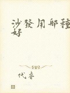 沙发用哪种海绵好