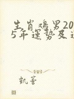 生肖鸡男2025年运势及运程