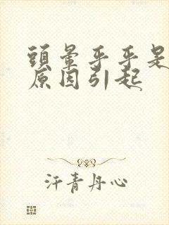 头晕乎乎是什么原因引起