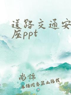 道路交通安全讲座ppt