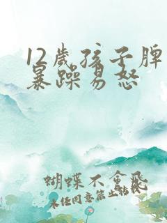 12岁孩子脾气暴躁易怒