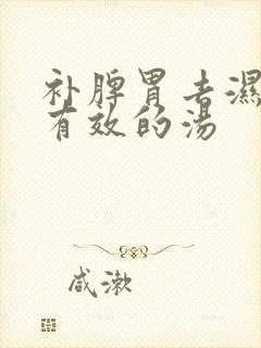 补脾胃去湿气最有效的汤