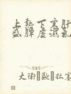 上热下寒肝火旺盛脾虚湿气重怎么调理