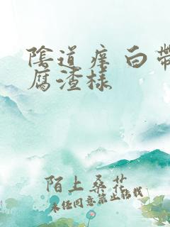 阴道痒 白带豆腐渣样