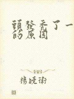 头发秃了一小块的原因