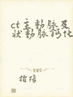 ct主动脉及冠状动脉钙化