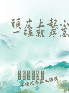 头皮上起小疙瘩一碰就疼怎么回事