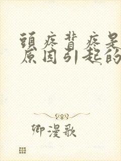 头疼背疼是什么原因引起的