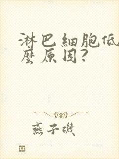 淋巴细胞低是什么原因?