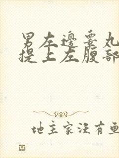 男左边睾丸感觉提上左腹部疼痛