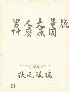 男人大量脱发是什么原因