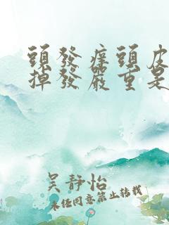 头发痒头皮屑多掉发严重是什么原因