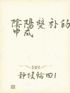 阴阳双补的补肾中成