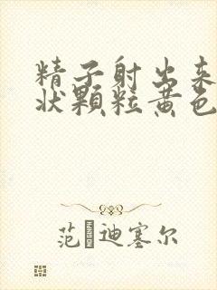 精子射出来果冻状颗粒黄色的