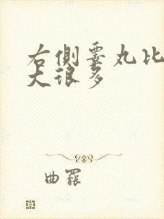 右侧睾丸比左边大很多