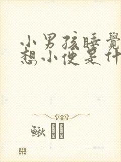 小男孩睡觉前总想小便是什么原因