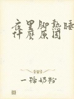 夜里脚热睡不着什么原因