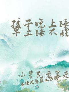 孩子晚上睡不着早上睡不醒