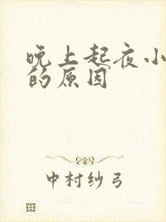 晚上起夜小便多的原因