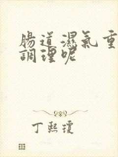 肠道湿气重怎么调理呢