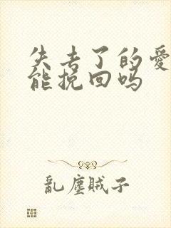 失去了的爱情还能挽回吗